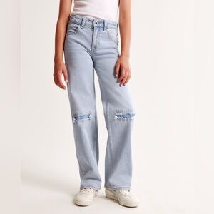Abercrombie & Fitch Girls wide leg jeans NWT